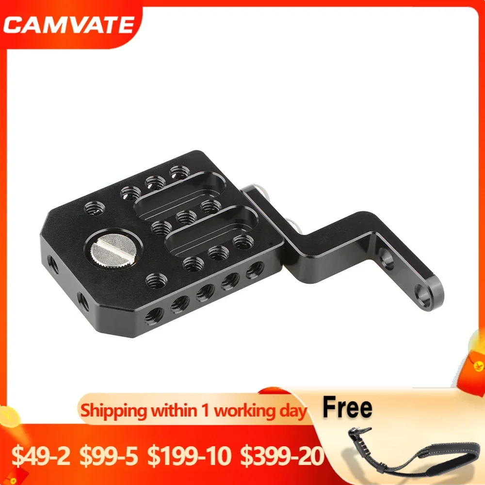 Camvaste Câmera Versátil com Placa de Queijo Parafuso de Rosca de 420 para Sistema de Transmissão sem Fio Monitor Iluminação