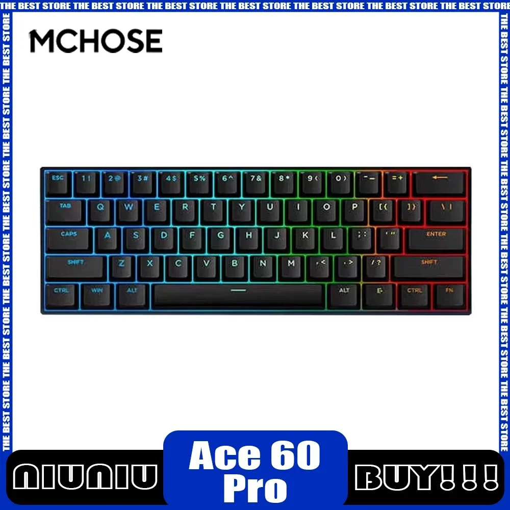 Механическая клавиатура Mchose Ace 60 68 Pro 8K TTC RGB