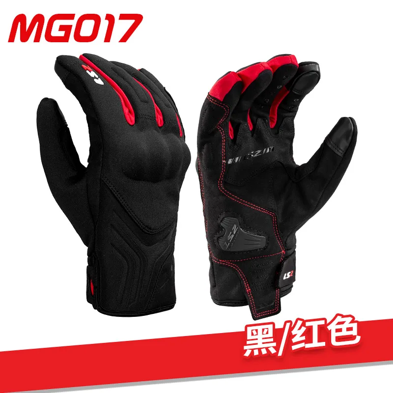 

LS2 MG017 Мотоциклетные перчатки Зимние мужские и женские мотогонки для верховой езды Водонепроницаемые износостойкие перчатки с сенсорным экраном