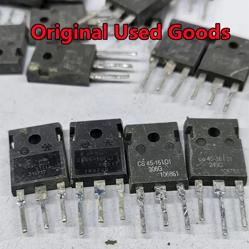 

5PCS (Not new) CS45-16IO1 CS45-16IO1R CS45-16I01 CS45-16101 TO-247 Phase Control Thyristor Original Used Goods