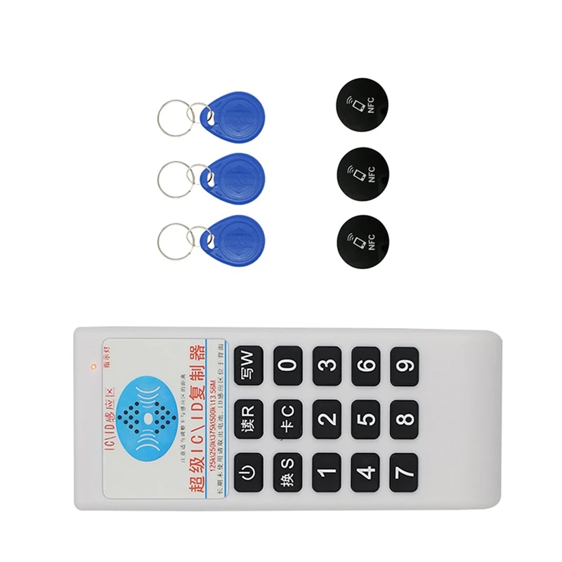 

Handheld RFID Duplicator NFC Reader 125Khz T5577 Writer 13.56Mhz UID Smart Chip Card Key Cloner Programmer Copier