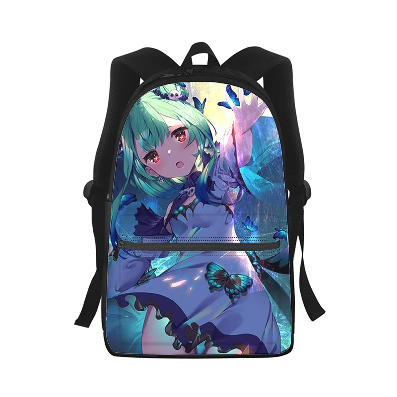 Uruha Rushia Men Women Backpack 3D Print Fashion Student School Bag Laptop Backpack Kids Travel Shoulder Bag