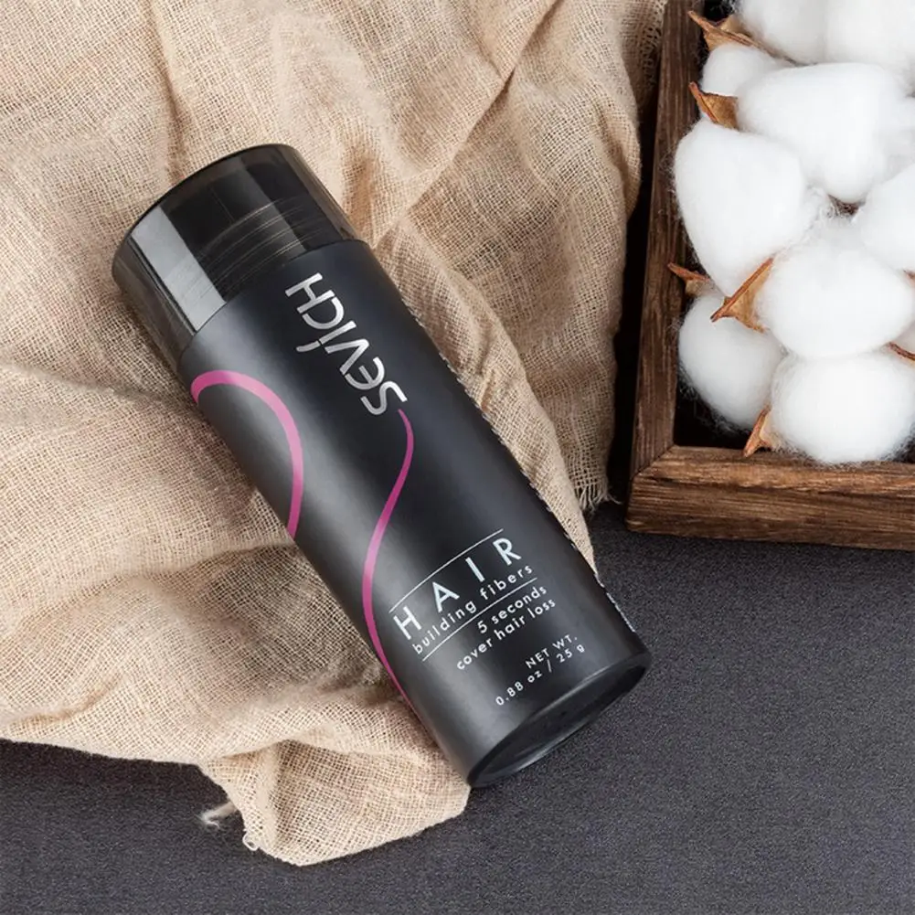 

25g Hair Powder Quick Effect Thicken Hair Natural Extract Instant Growth Keratin Building Extension Fiber Hair Care Supplies
