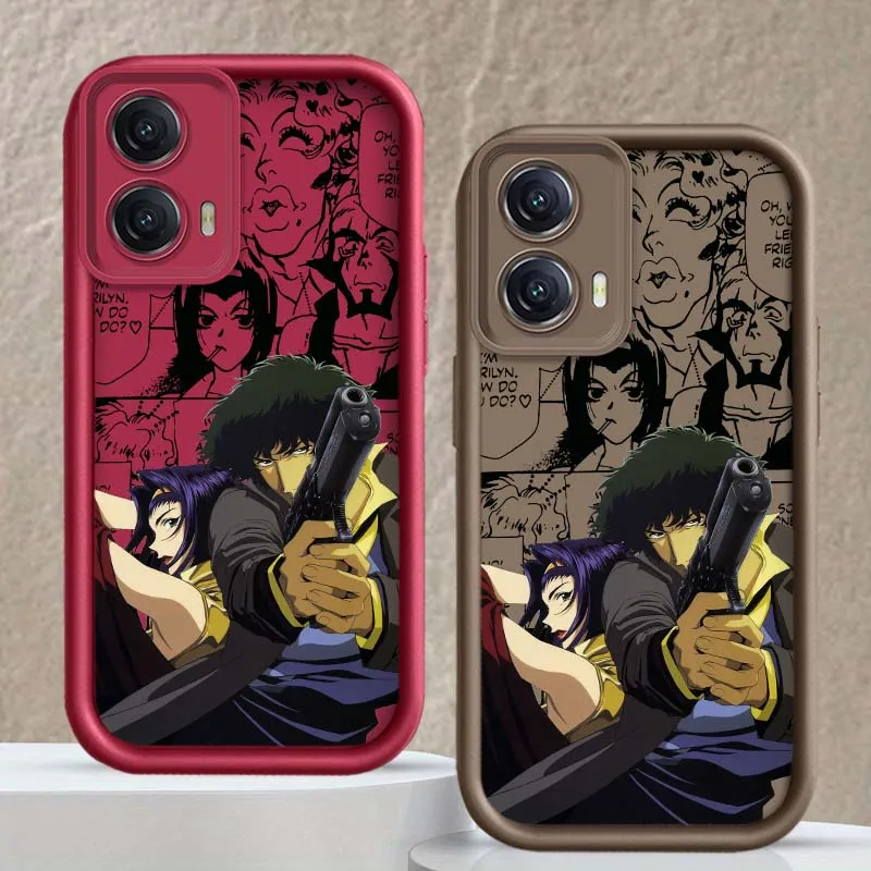 Фото Популярный чехол для телефона с изображением аниме Cowboy Bebop для Motorola MOTO Edge G85 G54 G35 G34 G32 G24 G13 E22 E14 G04 50 5G Eye Ladder №2