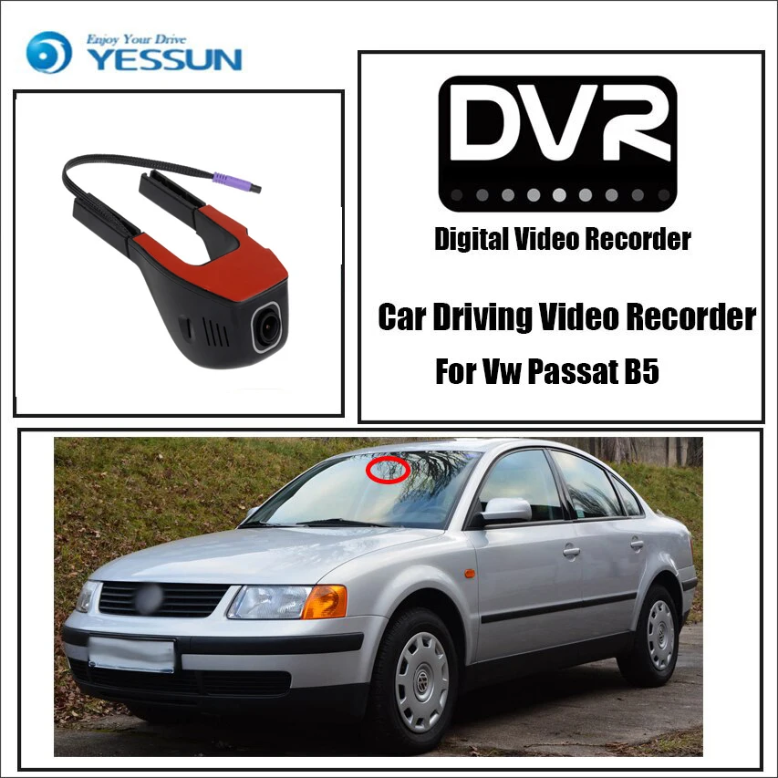 

YESSUN for Volkswagen Passat B5 Car Wifi DVR Mini Camera Driving Video Recorder Novatek 96658 Registrator Dash Cam Night Vision