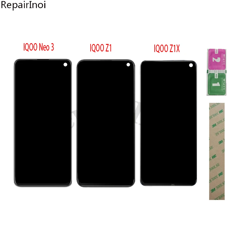 

ДЛЯ Vivo iQOO Neo 3 Z1 Z1x телефон с ЖК-дисплеем для V2012A V1986A V1981A