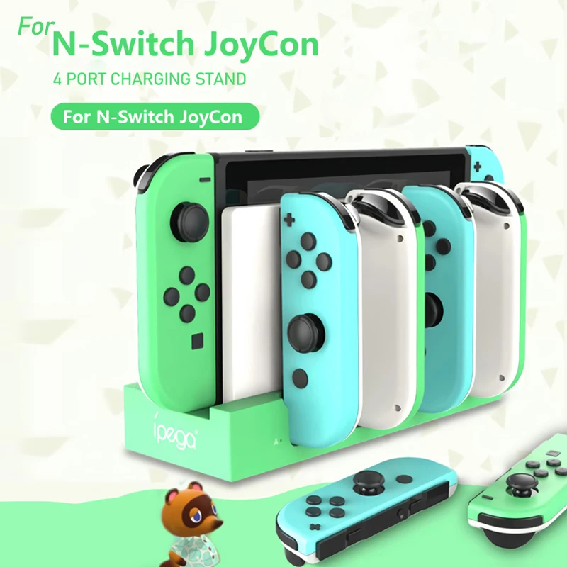 

4 In 1 Charging Dock Station Left Right Handles For NS Joy-con Switch/Oled Charger Storage Gamepad Accessories