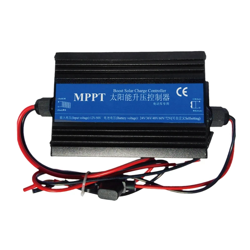 

MPPT Boost Solar Charge Controller Charger 300W Car Battery Charging Voltage Regulator Charger Regulator 24/36/48/60/72V Durable