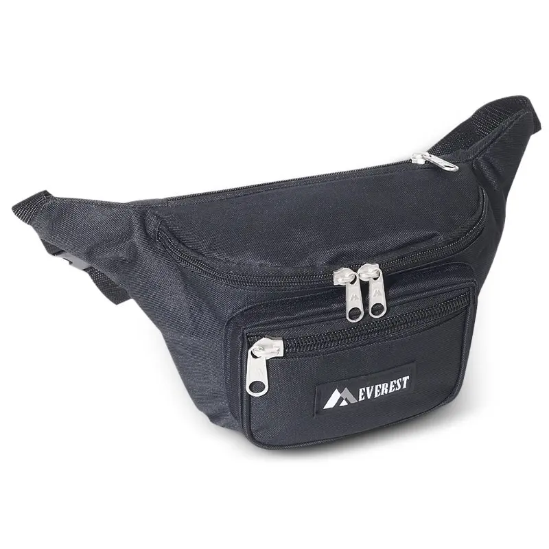 Everest Unisex Signature Waist Fanny Pack Navy Blue