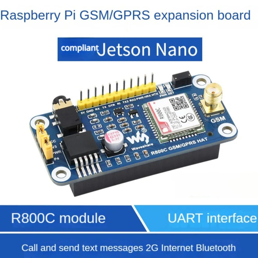 Плата расширения GSM/GPRS R800C модуль вызова отправка и прием сообщений 2G доступ к