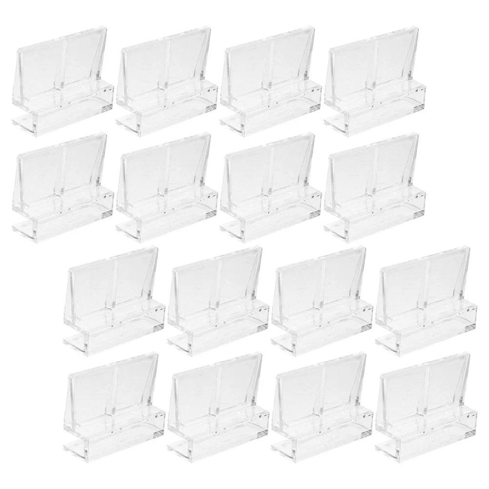 

16pcs Acrylic Support Holder Fish Tank Lid Support Holder 6mm Acrylic Clip