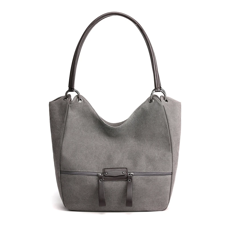 

HOCODO 2022 Canvas Handbags For Women Large Capacity Female Shoulder Bags Canvas Shopper Bag High Quality Ladies Casual Tote