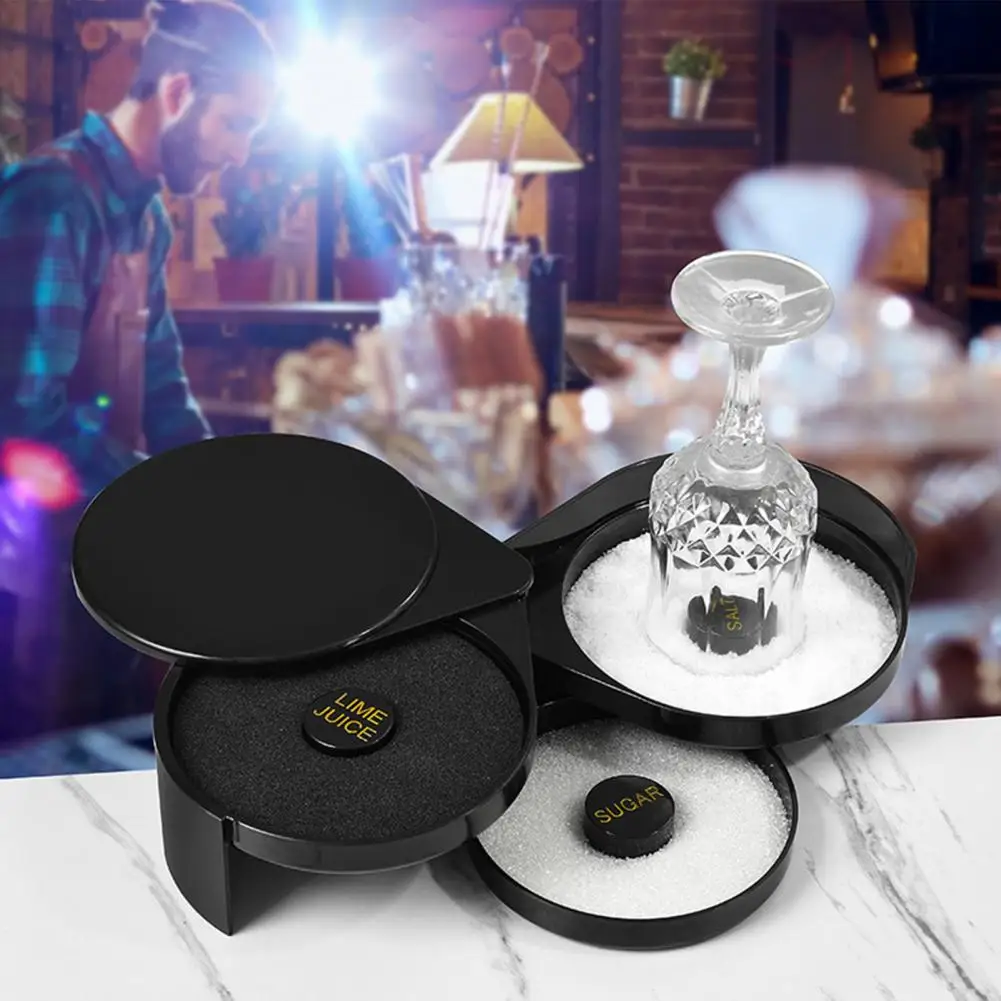 Пищевой стакан Margarita Salt Rimmer с 3-слойным стаканом 3-х уровневый набор стеклянных