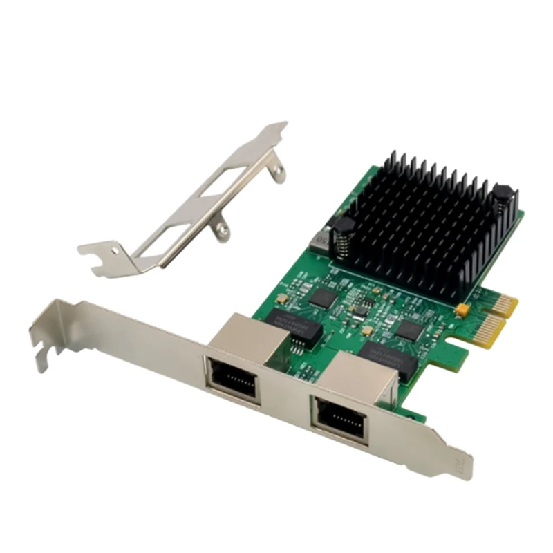 Pci Express Rtl8125 Network Adapter 2.5G RJ45 Dual-Port Ethernet Adapter Lan Card Supports 2.5G And 1G Lite Mode