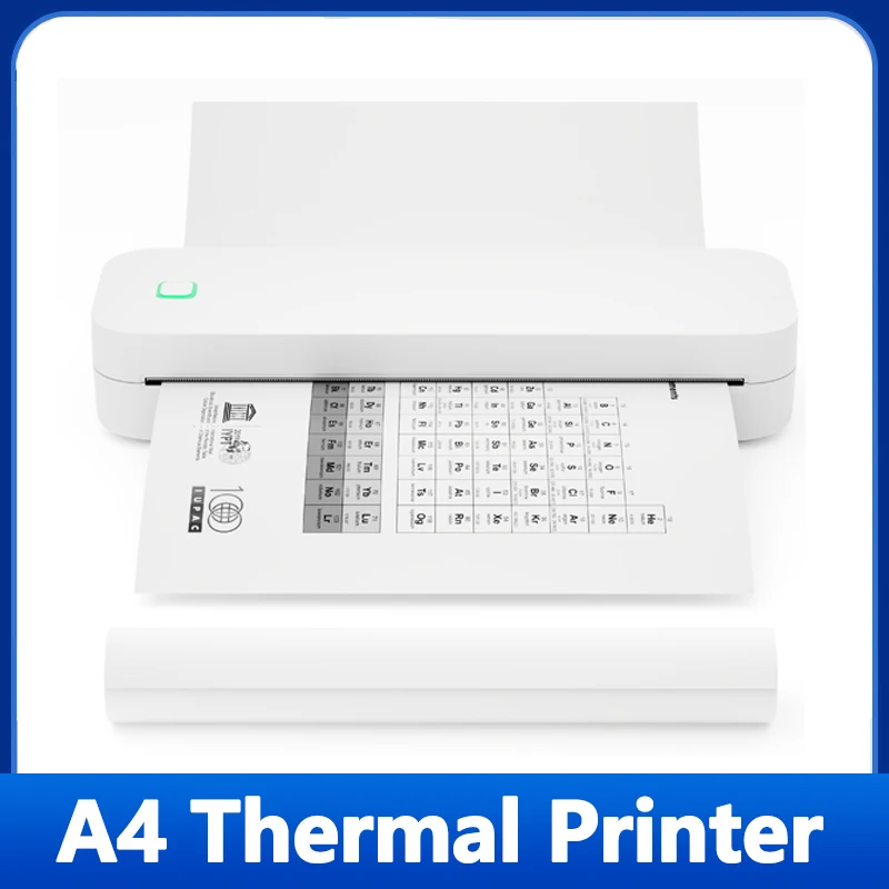 Портативный Мини-термопринтер Формата А4 A40 Для Офиса И Школы PDF-печать