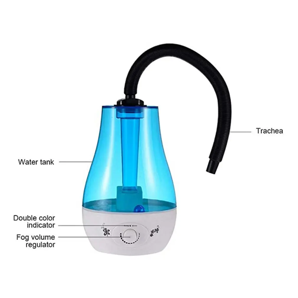 

Reptile Humidifier 3L Water Tank Lizards Chameleons Snakes Terrarium Vaporizer Ultra-Silent Mist Maker with Flexible Hose