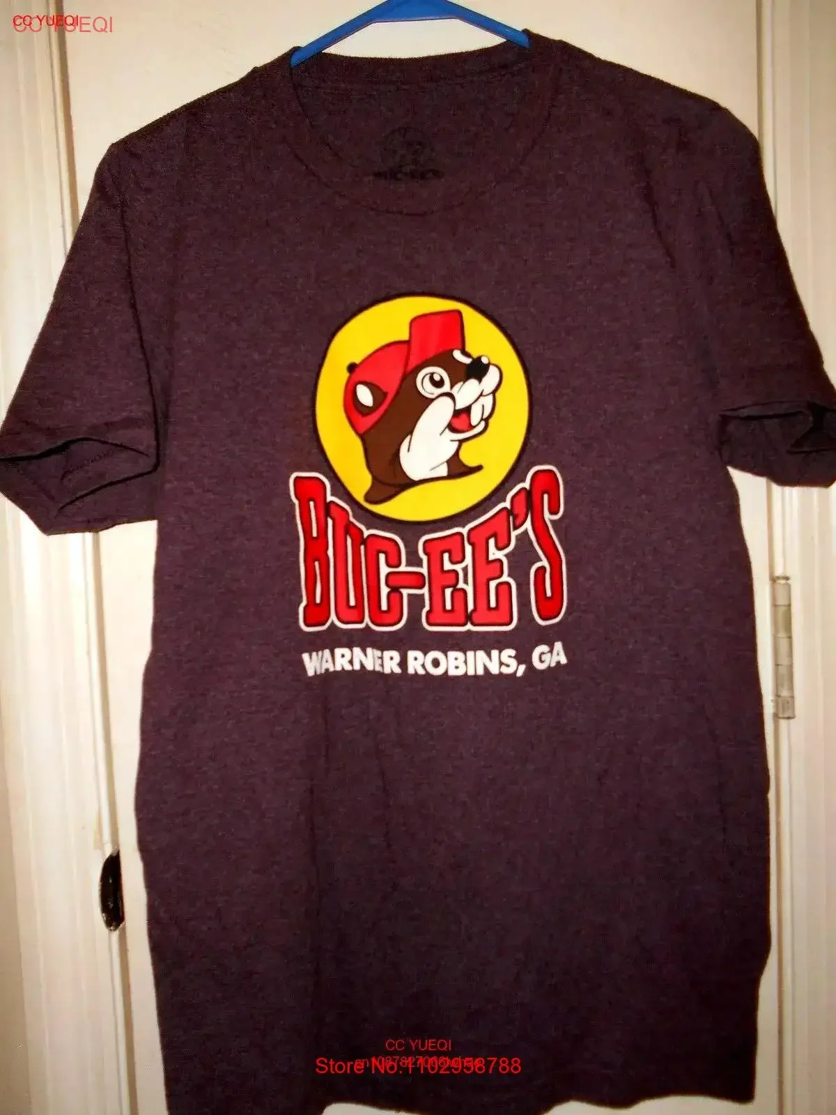 Buc-ee's Warner Robins GA мужская красная футболка из хлопка