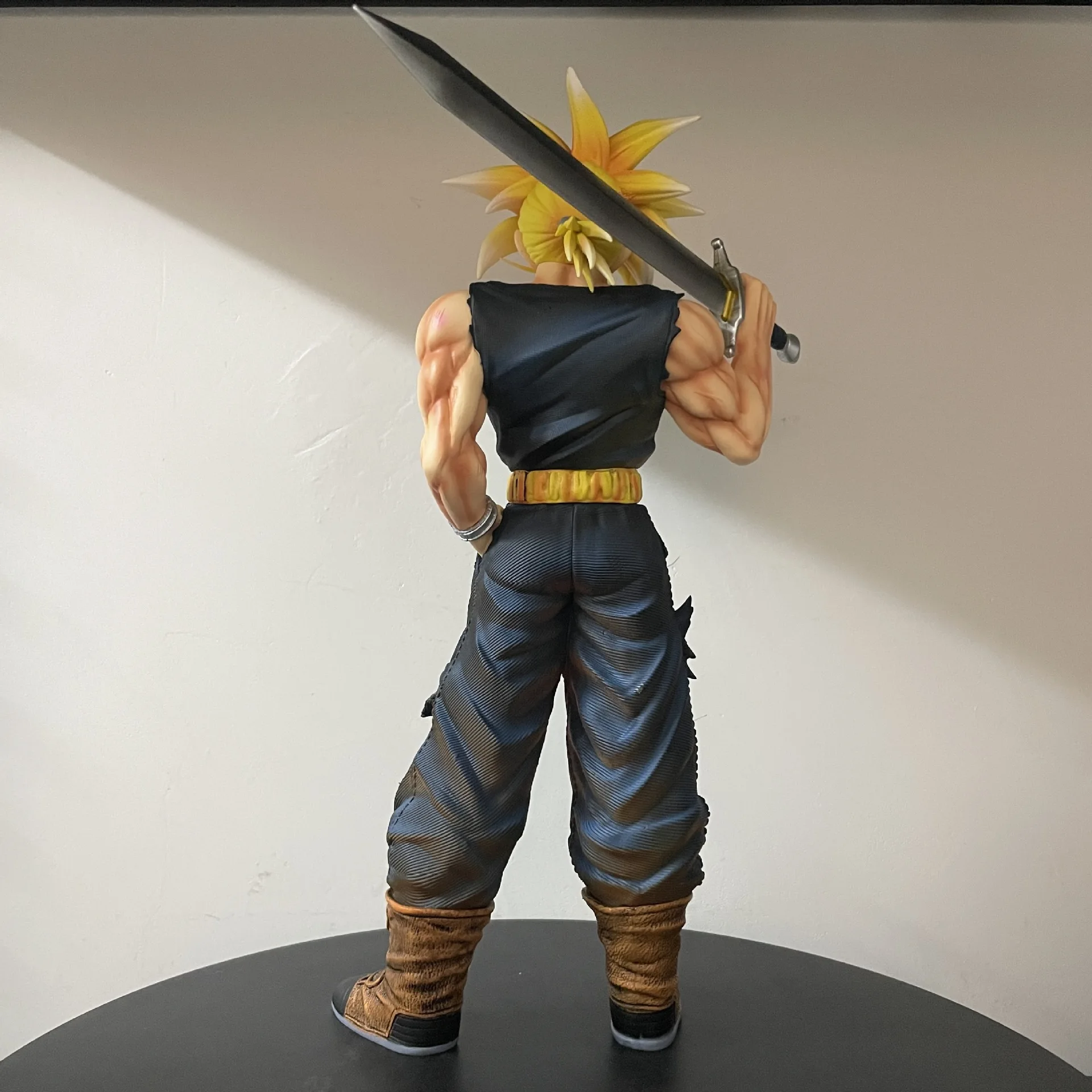 Фото Новая аниме-фигурка Dragon Ball Транккус, 30 см, из полимерной смолы, статуэтка, украшение для рабочего стола, подарки на день рождения для детей, игрушки №5