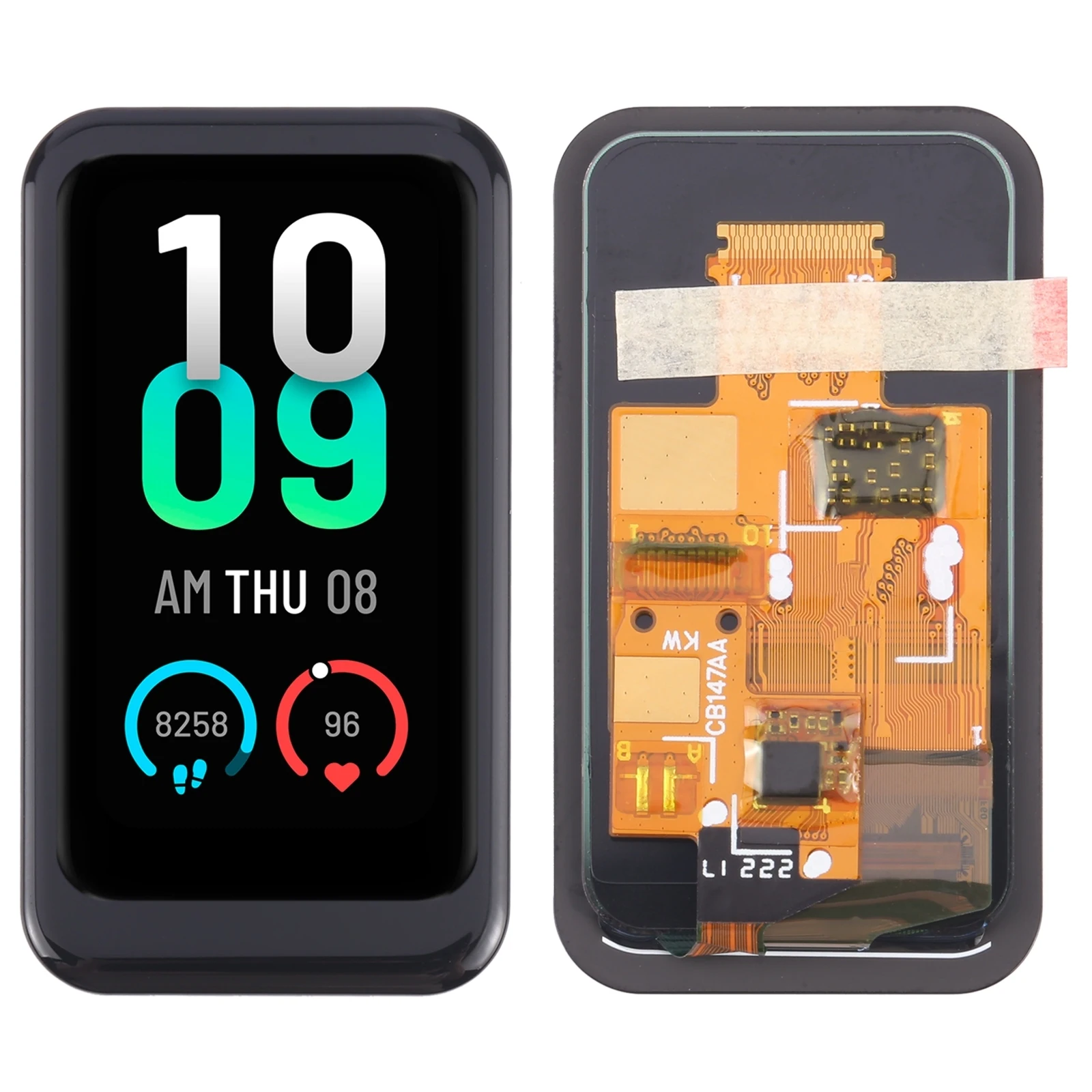 Оригинальный ЖК-экран для Amazfit Band 7 с дигитайзером полная сборка ремонт ЖК-экрана