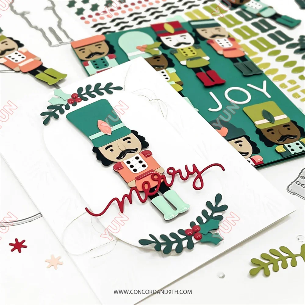 Новинка 2024 металлический штамповочный гайковерт Joy штампы трафареты домашний