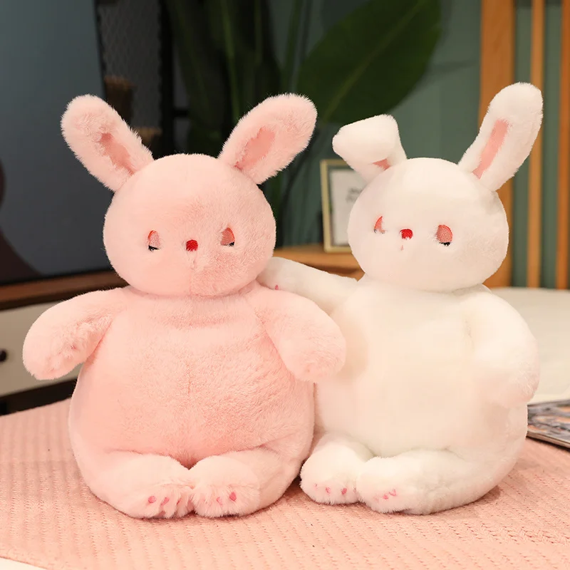 

Wholesale Lovely Sitting Rabbit Plush Toys Kawaii Long Ear Bunny Plush Pillow Stuffed Soft Dolls Children Birthday Gift