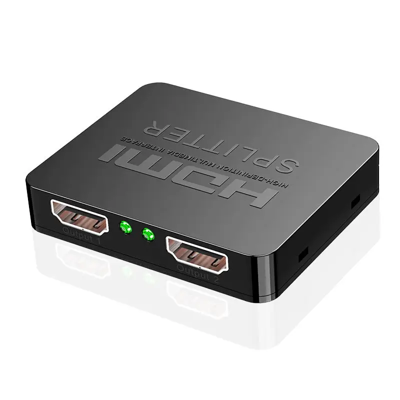 4K HDMI Splitter 1 in 2 out Adapter HDMI Switch 1x2 Dual Monitor Full HD HDMI Splitter 1 to 2 Amplifier for HDTV DVD PC PS3 Xbox