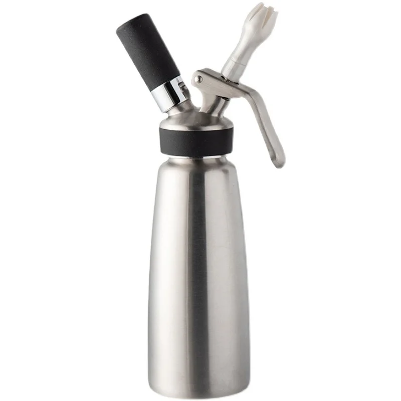 

500ml cream gun aluminum foamer stainless steel inlaid vase nitrogen siphon bottle