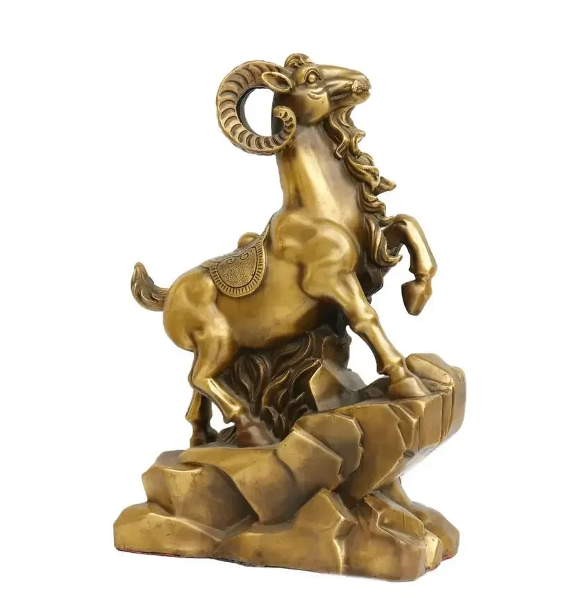 Украшения для багатства из чистой латуни привлекающие овечьи украшения хорошо