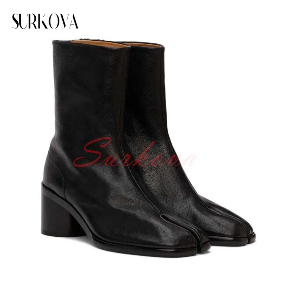 Мужские ботинки из натуральной кожи с разрезом персонализированная овечья