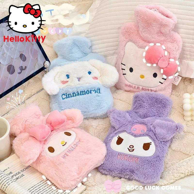 Новый Sanrio Hello Kitty Cinnamoroll Kuromi портативная съемная бутылка с горячей водой милый