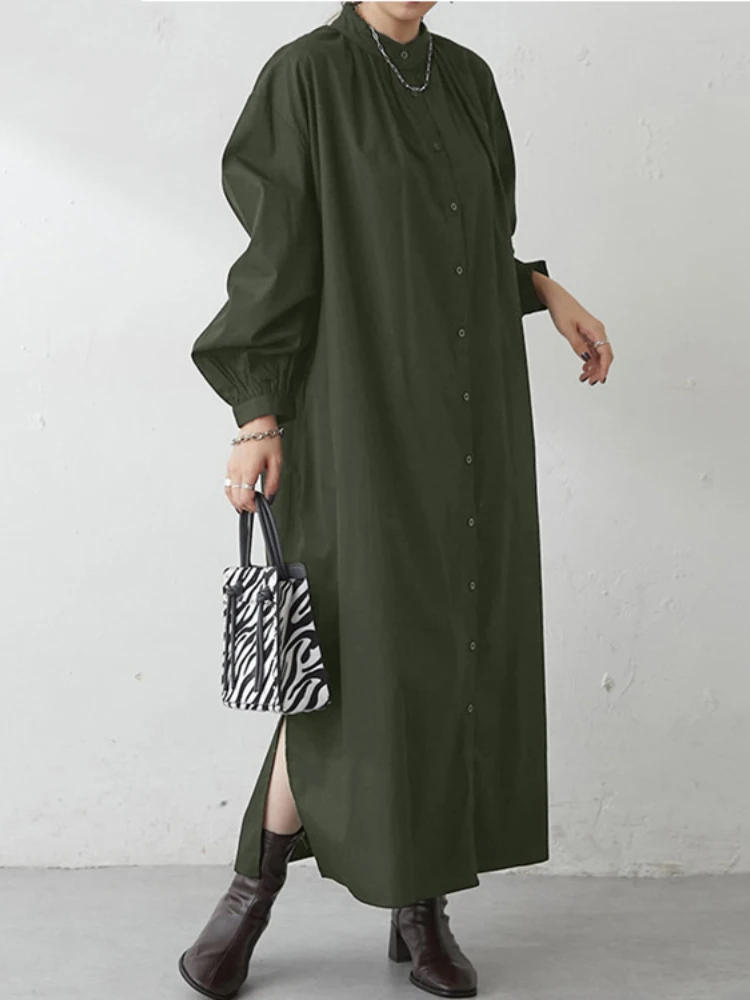 

Женское свободное платье, однотонное удобное винтажное платье большого размера, Повседневная Уличная одежда в Корейском стиле, лето 2023