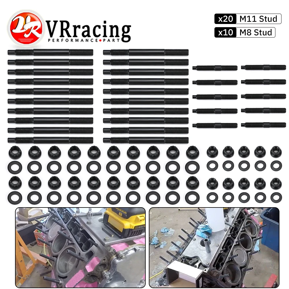 

Car Cylinder Head Stud Kit Durability professional accessories for Chevrolet LS1 LS3 5.3L 5.7L 6.0L Engines 2004