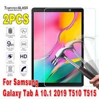 2Pcs Tempered Glass for Samsung Galaxy Tab 10 1 2019 SM-T510 T515 Tablet Screen Protector SM-T515 Bubble Free Protective Film