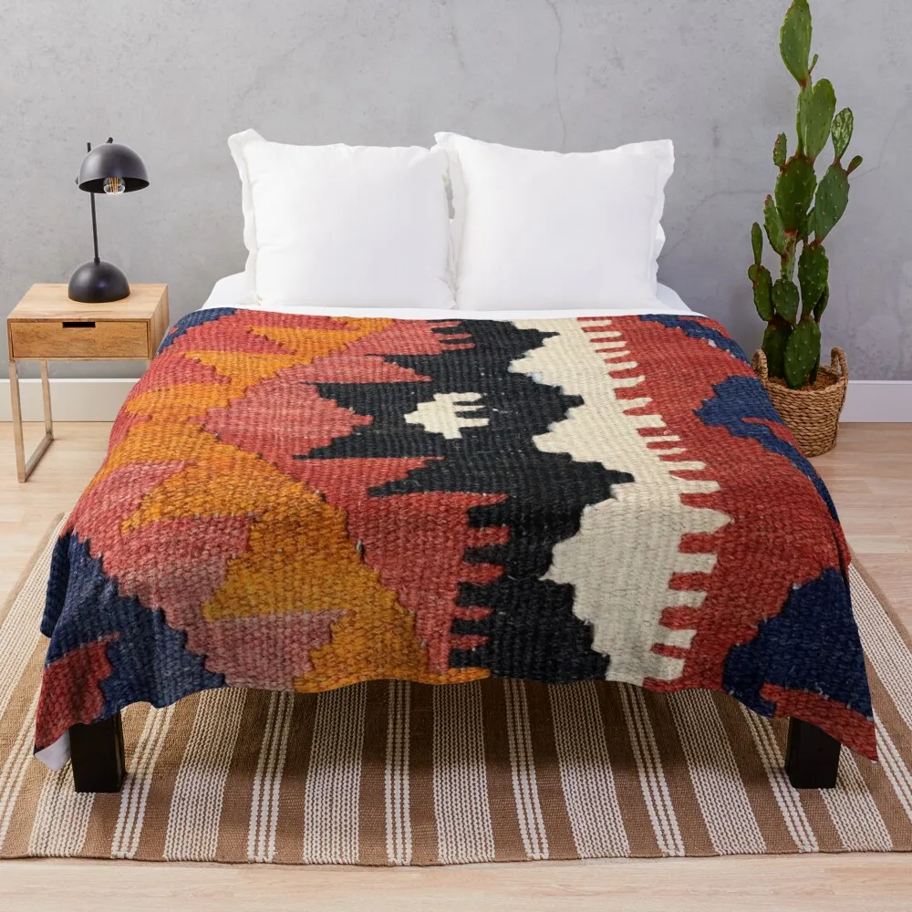 

Декоративное одеяло Kilim, плетение Navaho, Тканое текстильное одеяло от Fluff