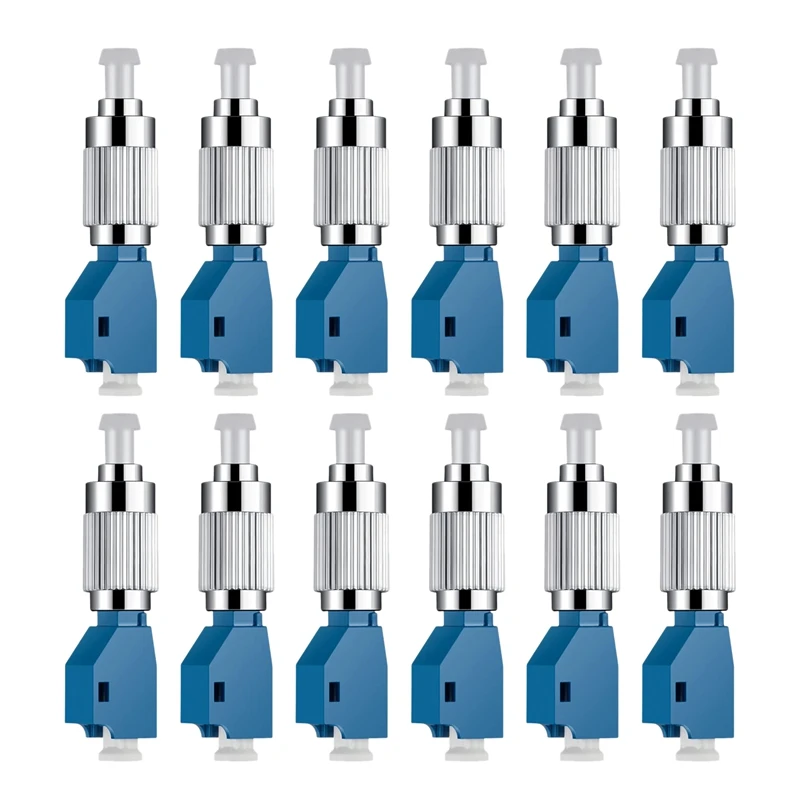 

NEW-12 Pcs Visual Fault Locator Adapter Fiber Optic Connector Single Mode 9/125Um FC Male to LC Female Adapter