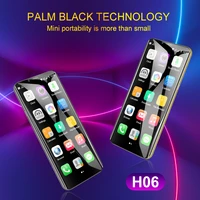 global version h06 mini 4g smartphone 3inch 364gb dual sim ultra thin card mobile wifi bluetooth fm hotspot pocket cellphone