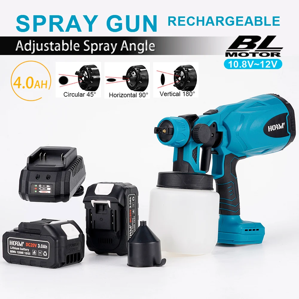 

Электрический бесщеточный распылитель краски, 800 мл