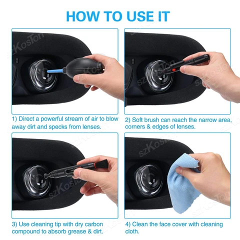Набор для чистки линз SZKOSTON для VR