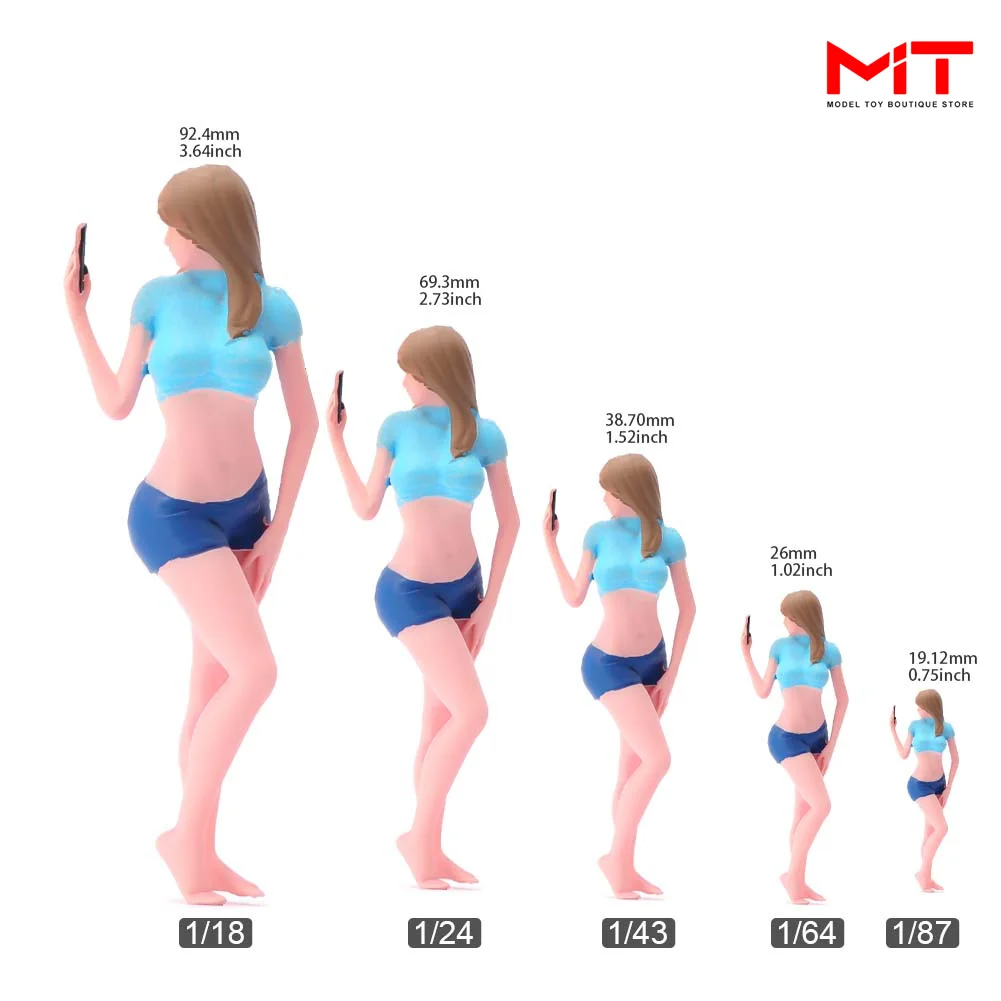 Миниатюрные фигурки девушек ANTSIR 1/87 1/64 1/43 1/24 1/18