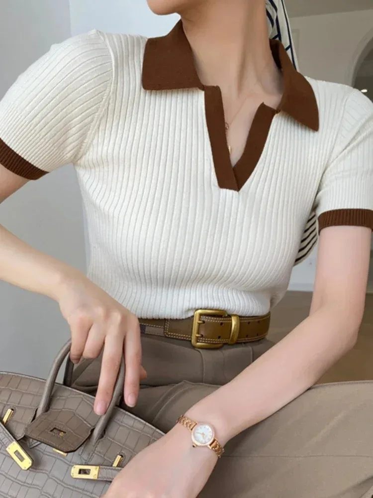 Женская повседневная футбольная рубашка с коротким рукавом