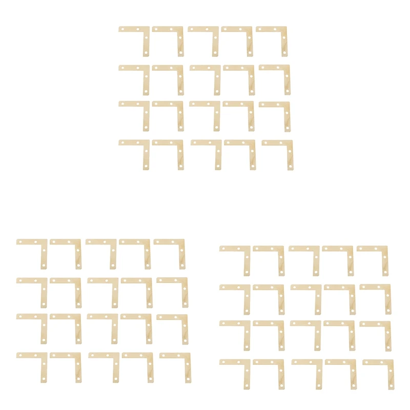 

Плоский угловой кронштейн, 51 мм, 60 шт.