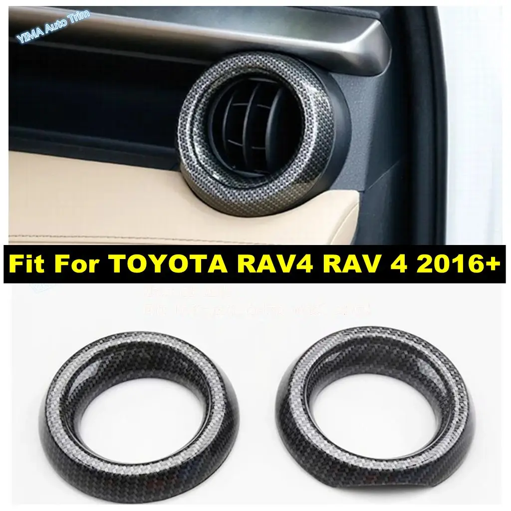 

Приборная панель автомобиля, боковой кондиционер, розетка переменного тока, декоративная крышка, накладка из АБС-пластика, аксессуары для интерьера для Toyota RAV4 Rav 4 2016 2017 2018