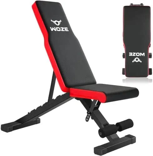 

Weight Bench, Full Body Multi-Purpose Workout Bench, Foldable Strength Training Decline Incline Bench for Home Gym - Newly Upgra