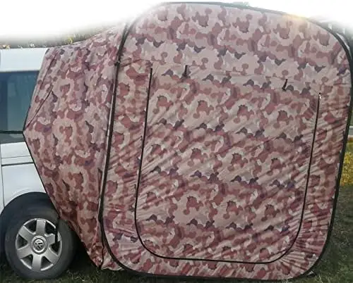 

SUV Tent with Mesh Net Avoid Mosquito Bugs,Portable Waterproof Top Car Awning Sun Shelter Camping Rear Tent Canopy for SUV Miniv