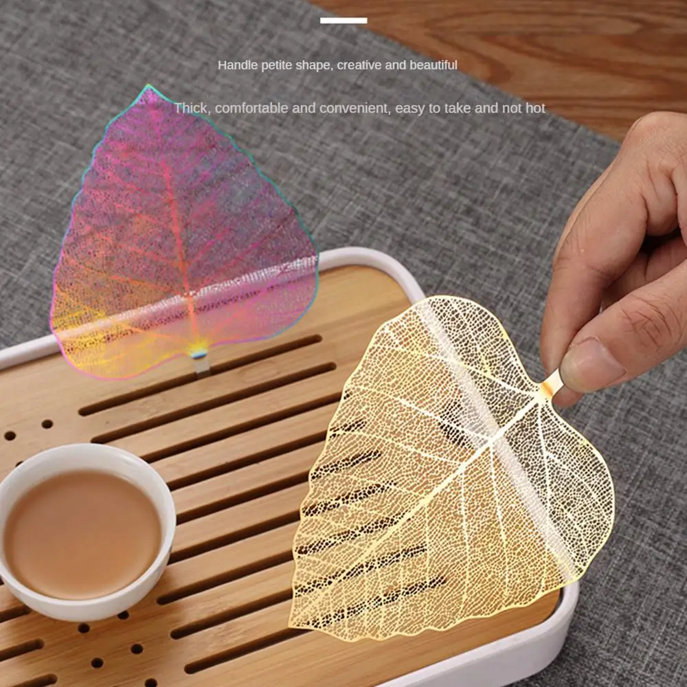 2/3/4 шт. Чайный фильтр с листьями Бодхи в качестве дизайнерского фильтра Модный