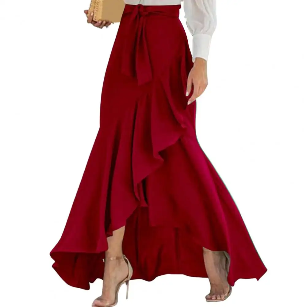 

2023 New Women Skirt Fishtail Design High Waist Long Skirt