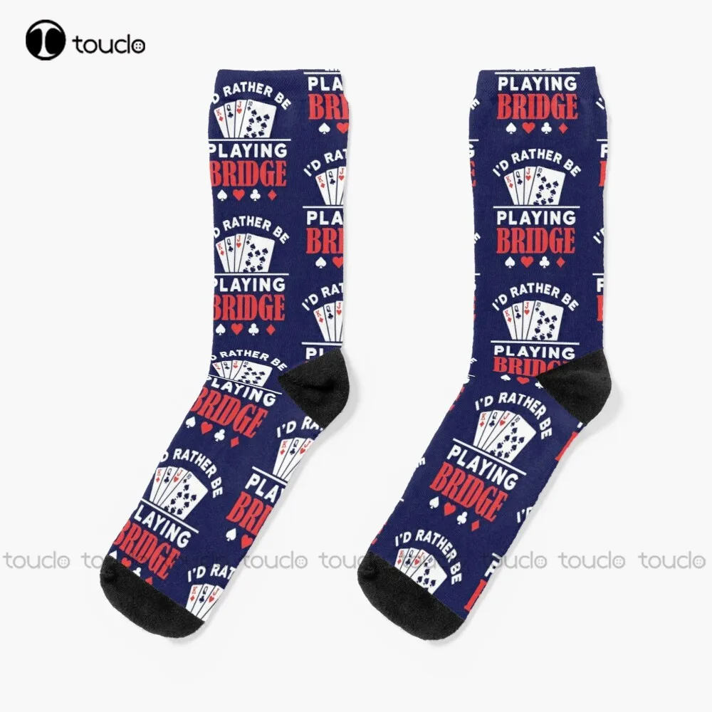 

Смешные Носки для игроков в карточку «Мост», мужские носки, Рождественский и новогодний подарок, носки для уличного скейтборда