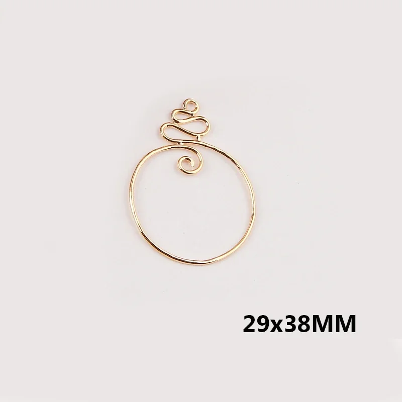 Латунная ветка с покрытием 24-каратным золотом 4 шт. бриллиантовые серьги ожерелье