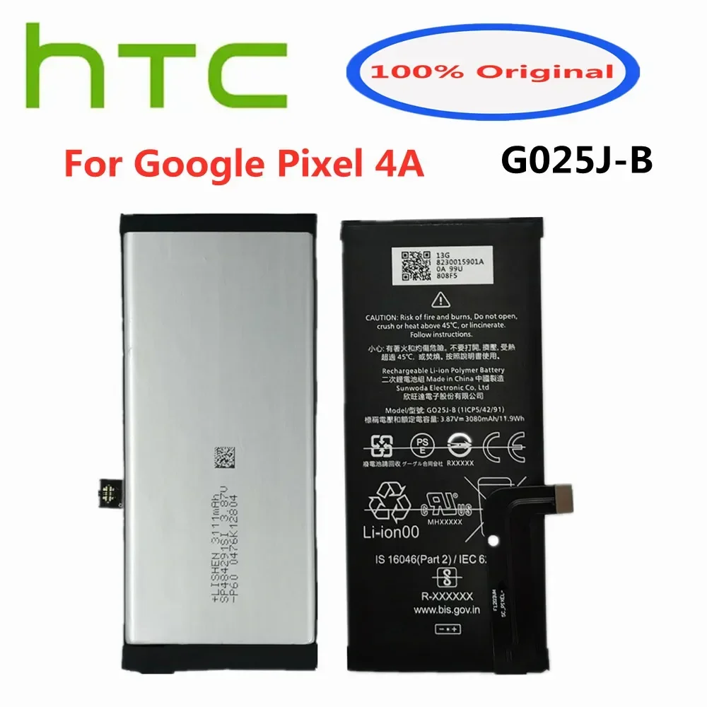 Высокое качество G025J-B оригинальный аккумулятор для HTC Google Pixel4A Pixel 4A 3080 мАч Mobiel