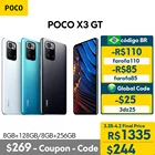 Смартфон POCO X3 GT, телефон, 8 Гб 128 ГБ256 ГБ, NFC, телефон, телефон, MTK 1100, 67 Вт, 6,6 дюйма, 120 Гц, 5000 мАч, тройная камера 64 мп, новое поступление